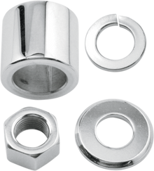 Colony Chrome Motorcycle Front Axle Spacer Nut Kit 00-06 Harley Softail FLSTC