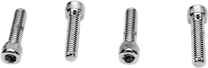 Drag Specialties Chrome Knurled Handlebar Bolt Kit 74-17 Harley Dyna Touring XL