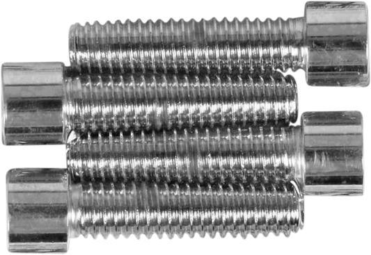 Drag Specialties Chrome Smooth Handlebar Bolt Kit fits 74-17 Harley Dyna Touring