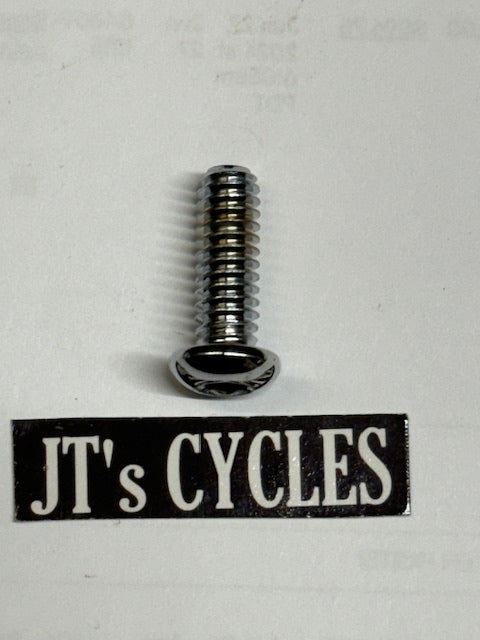 Drag Specialties Button-Head Chrome 1/4"-20 x 3/4" Socket-Head Bolt Harley