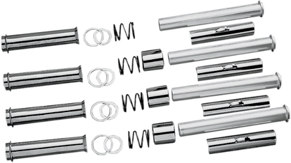 Drag Specialties Chrome Pushrod Tube Kit for 1984-1999 Harley Davidson Big Twin