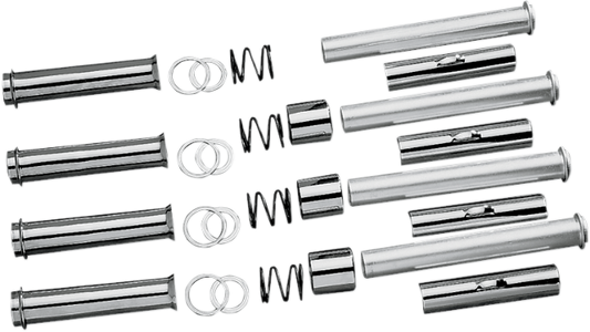 Drag Specialties Chrome Pushrod Tube Kit for 1984-1999 Harley Davidson Big Twin