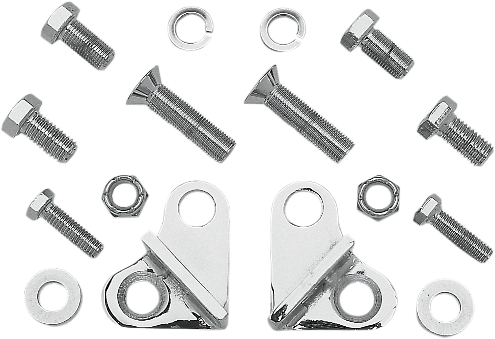 Burly Chrome -1.5" Rear Shock Lowering Kit 1985-1996 Harley Touring FLHT FLHR