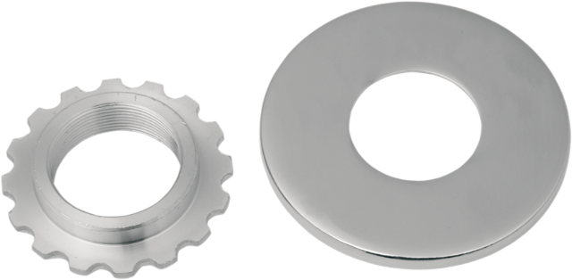 Drag Specialties Chrome Steering Stem Nut fits 49-14 Harley FL FXST FXDWG