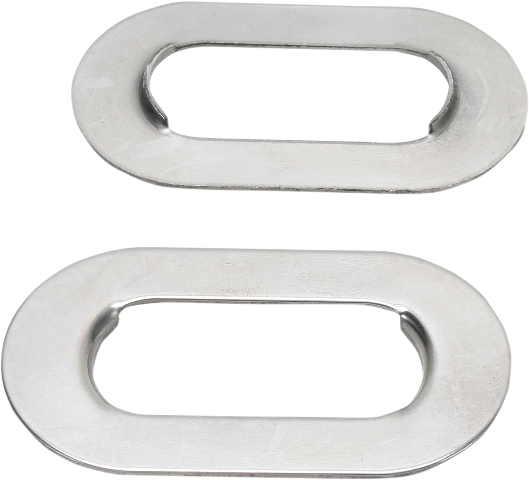 Drag Specialties Rear Axle Adjuster Plates fits 1973-99 Harley Touring Softail