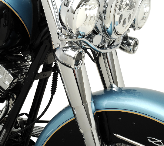 Drag Specialties Chrome 6.5" Slider Fork Cover fits 1949-17 Harley FLHR FLHX