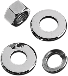 Colony Chrome Motorcycle Rear Axle Spacer Nut Kit 73-06 Touring Dyna XL