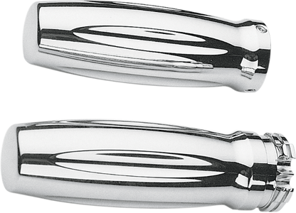 Pro One Chrome Millennium 1" Motorcycle Grips 1980-2021 Harley Touring Softail
