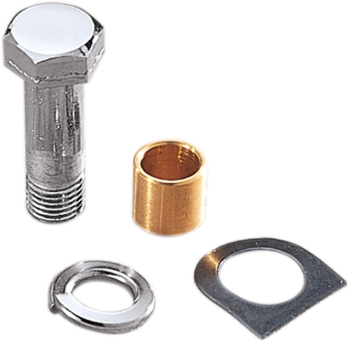 Drag Specialties Chrome Kickstarter Pedal Bolt kit for 31-76 Harley Touring XLCH