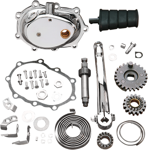 Drag Specialties Chrome Kickstarter Kit For 36-86 Harley Touring  FX/FL FLH FXS