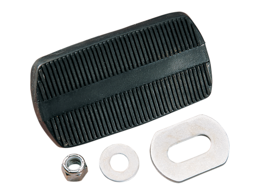 Drag Specialties Black Brake Pedal Pad fits 65-87 Harley FLHT FLST FLH FL