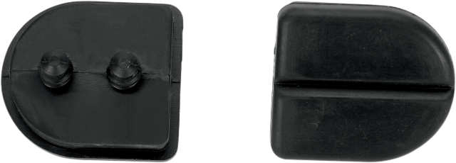 Kuryakyn 8080 Pair ISO Replacement Rubber Stirrup Heel Rest Pads for Harley