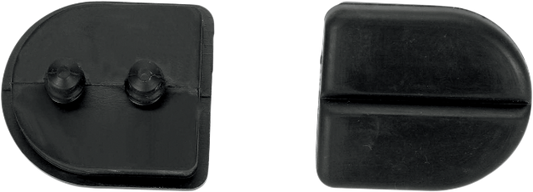 Kuryakyn 8080 Pair ISO Replacement Rubber Stirrup Heel Rest Pads for Harley