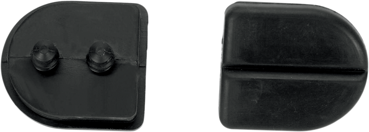 Kuryakyn 8080 Pair ISO Replacement Rubber Stirrup Heel Rest Pads for Harley
