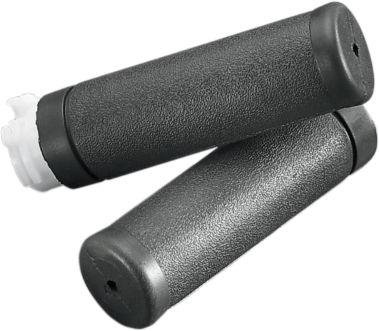 Drag Specialties Black 1" Rubber Dual Grips 81-19 Harley Dyna Touring Softail XL