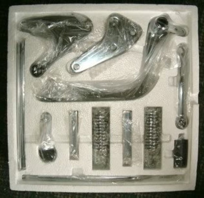Drag Specialties Chrome Forward Control Kit fits 1982-2000 Harley FXRS FXR FXRD