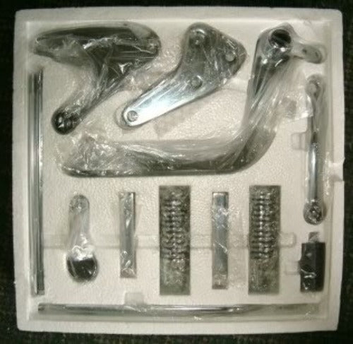Drag Specialties Chrome Forward Control Kit fits 1982-2000 Harley FXRS FXR FXRD