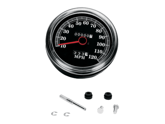 Drag Specialties 120 Mph fits Harley 89-95 2:1 Speedometer 12MM Flh Touring FL