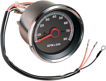 Drag Specialties 8000 rpm Electronic Tachometer fits 1985-1994 Harley Davidson