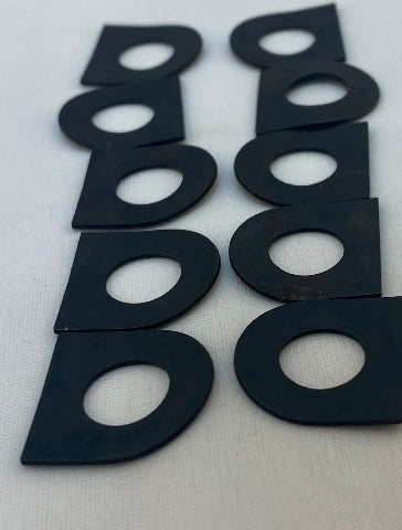Drag Specialties 10 Pack Black Male Mounted Footpeg Spring Washers for Harley