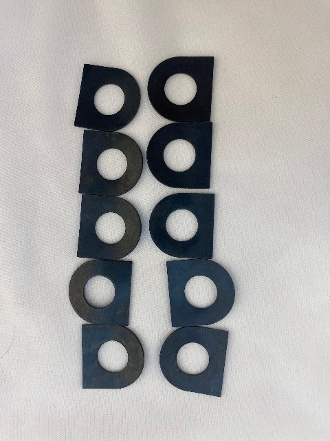 Drag Specialties 10 Pack Black Male Mounted Footpeg Spring Washers for Harley