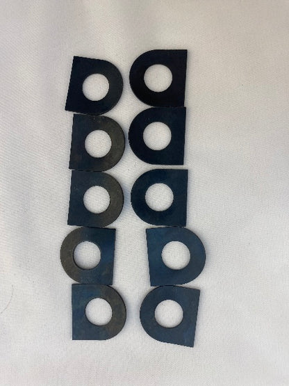 Drag Specialties 10 Pack Black Male Mounted Footpeg Spring Washers for Harley