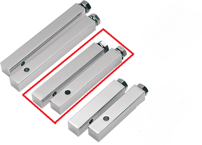 Drag Specialties 5/8" Square 4" Foot Peg Mounting Blocks for Harley Davidson