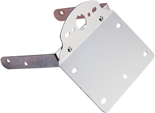 Drag Specialties Chrome License Plate Taillight Bracket 84-99 Harley Softail