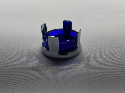 Chris products Taillight Turn Signal Universal Motorcycle Lens 4 Pack Blue Dots