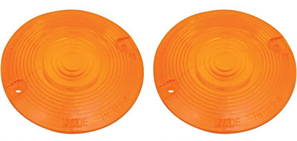 Chris Products Pair Amber Turn Signal Lens fits for 1986-2020 harley FLHT FXRT