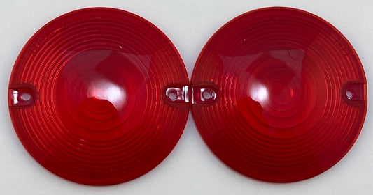 Chris Products Pair Red Turn Signal Lens fits for 1999-20 Harley Softail Touring