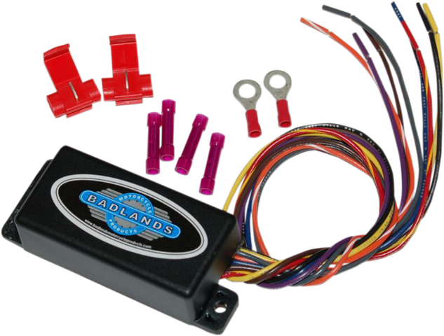 Badlands Motorcycle Run Brake Turn Control Module 73-13 Harley Dyna Softail XL