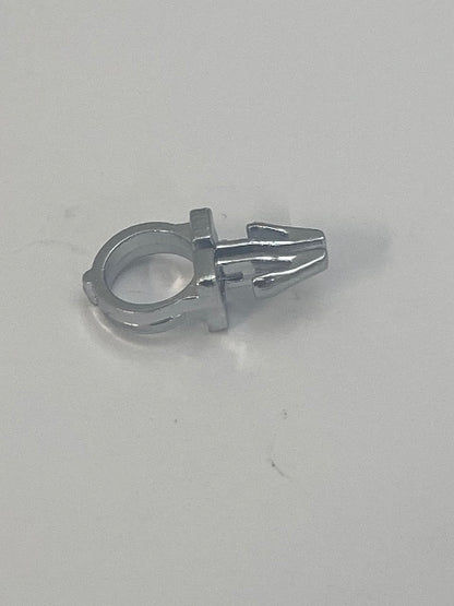 Drag Specialties Single Chrome Nylon 3/8 Handlebar Wiring Clip for Harley