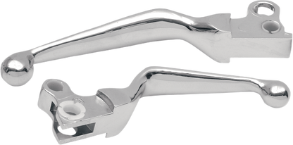Drag Specialties Chrome Handlebar Lever Set 82-95 Harley Dyna Touring XL FXR FXE