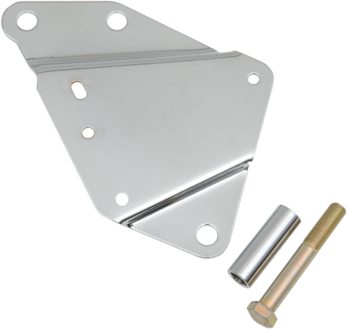 Paughco Teardrop Left Side Tool Box Mounting Bracket for 1984-99 Harley Softail