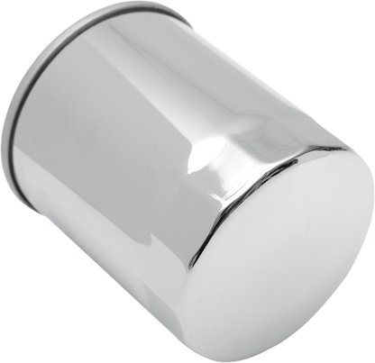Drag Specialties Chrome Spin On Oil Filter fits 1983-2021 Harley Davidson