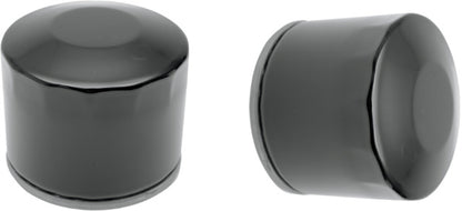 Drag Specialties Black Spin On 2 Pack Oil Filters for 1980-85 Harley Touring Dyna
