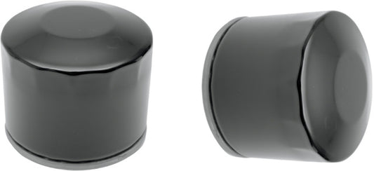 Drag Specialties Black Spin On 2 Pack Oil Filters for 1980-85 Harley Touring Dyna