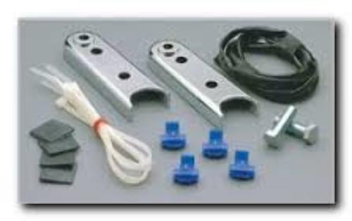 Drag Specialties Chrome Rear Turn Signal Relocation Kit fits 1984-2001 Harley