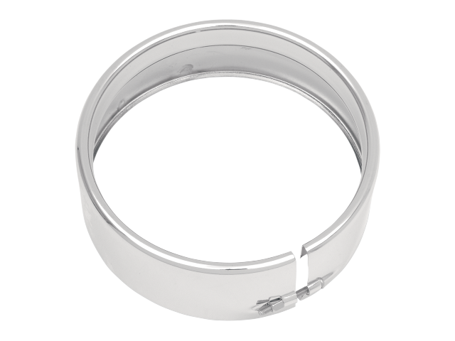 Drag Specialties Chrome Headlight Trim Ring Extension 63-13 Harley Davidson XL