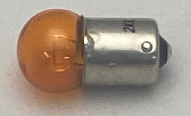 Drag Specialties Single 10w Amber Small Globe 1156 Bulb for Harley Davidson
