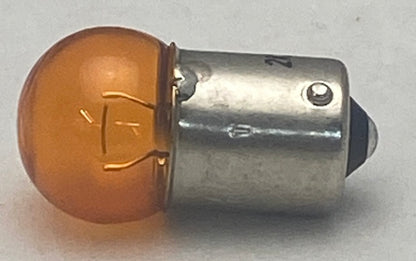 Drag Specialties Single 10w Amber Small Globe 1156 Bulb for Harley Davidson