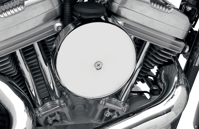 Drag Specialties Chrome 7" Air Cleaner Kit For 90-17 Harley Dyna Touring Softail