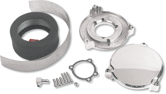 Drag Specialties Chrome 6" Dragtron II Air Cleaner Filter fits 1984-2006 Harley
