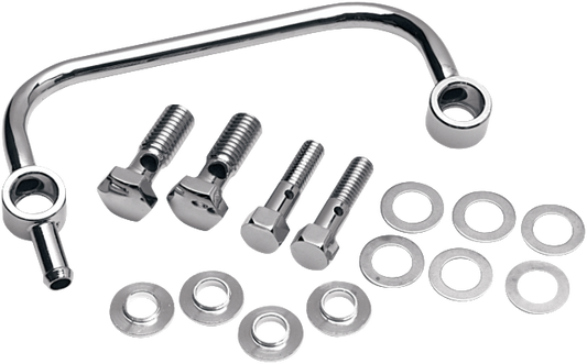 Drag Specialties Chrome Crankcase Breather Kit fits 1993-2017 Harley Davidson