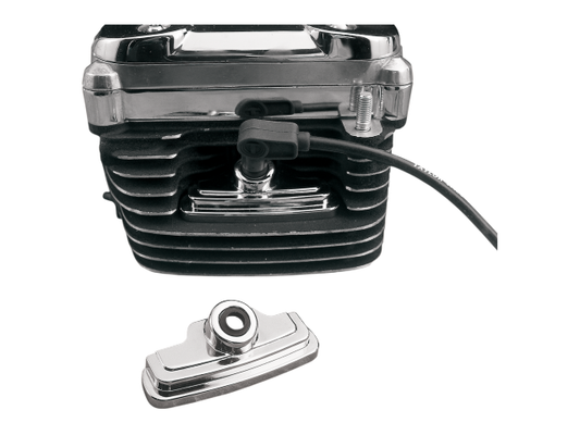 Drag Specialties Chrome Spark Plug Headbolt Covers 1986-2000 Harley Davidson 80"