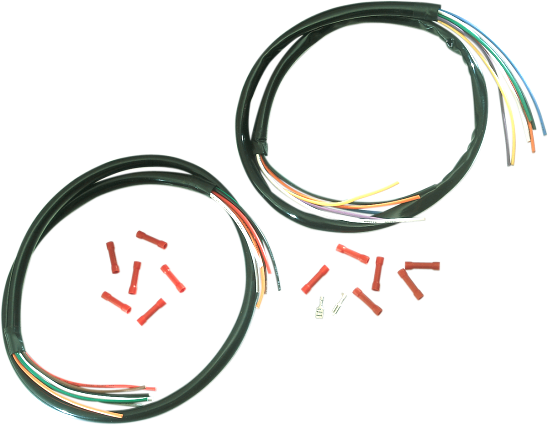 Drag Specialties Extended Handlebar Wiring Harness 1982-1995 Harley Dyna Touring