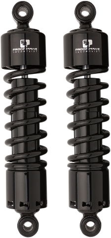 Progressive 412 Black 11" Standard Rear Shocks fits 91-17 Harley Dyna FXDB FXDL