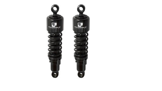 Progressive 412 Black 11.5" Standard Rear Shocks for 80-05 Harley Touring XLH