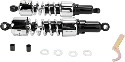 Progressive Chrome Heavy Duty 14.25" Rear Shocks 84-87 Honda GL1200 Gold Wing